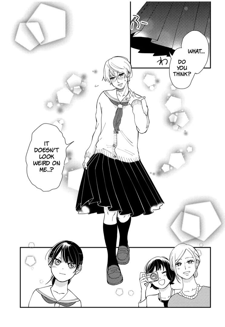 kanojo ni naritai, kimi to boku by umi takasenot licensed (yet)protag has been secretly in love w/her childhood bff forever and said bff just came out to her as transthemes: lgbtq identity, relationships, even more coming of age