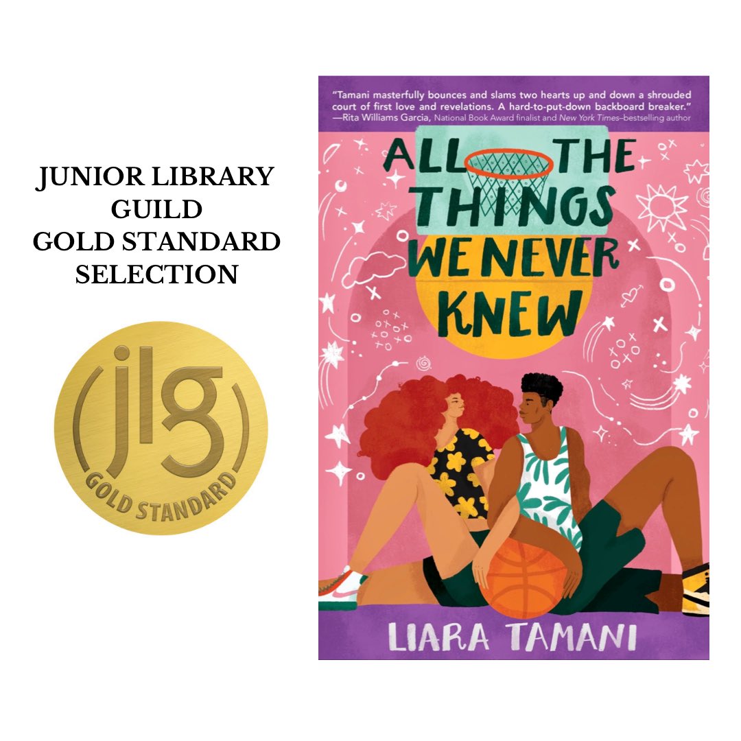 Some good news! So thrilled that ALL THE THINGS WE NEVER KNEW has been selected as a Junior Library Guild Gold Standard Selection. Feels so good to know that more young people will have access to my book about love and healing through their libraries. #JLGSelection