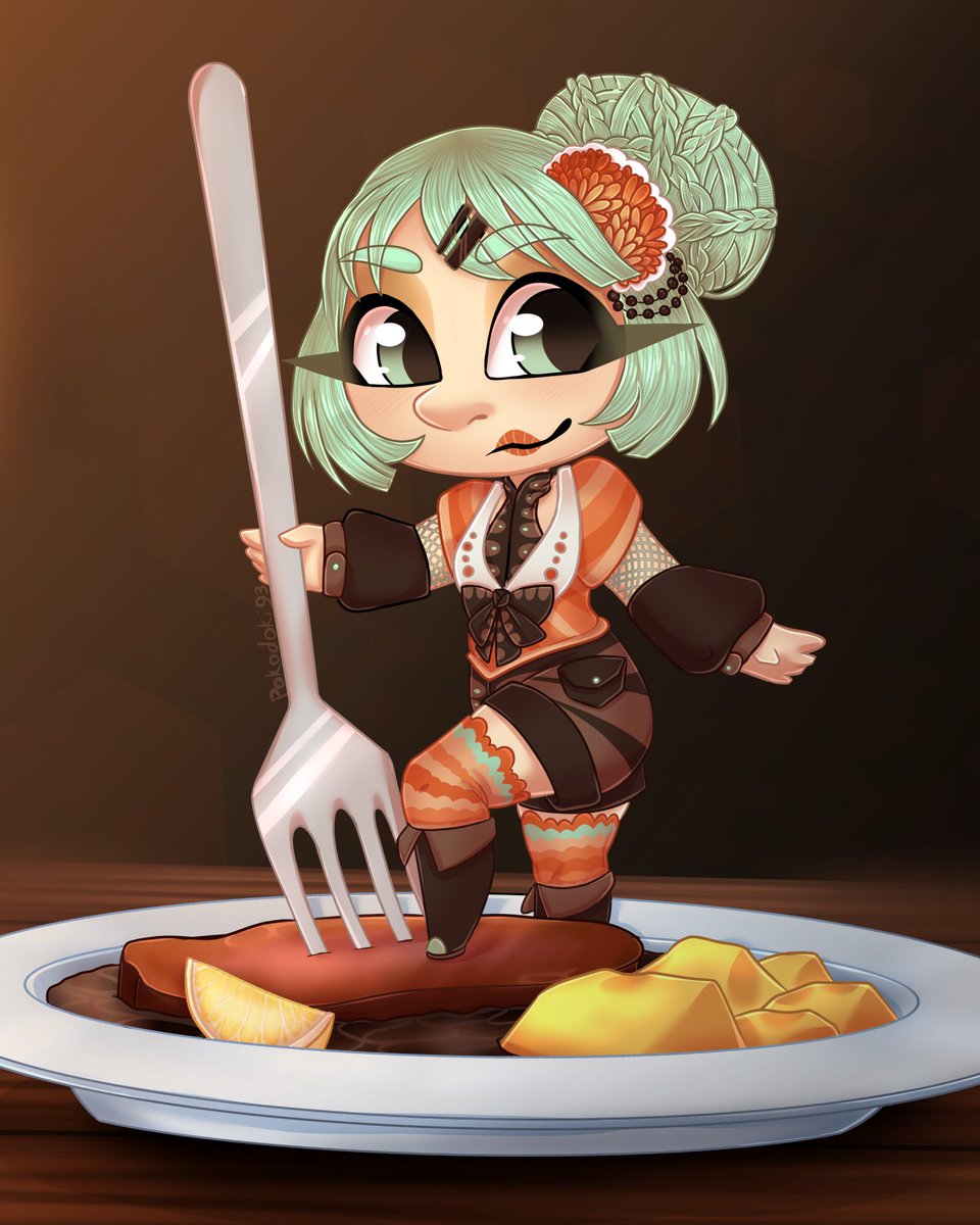 pokodoki93's tweet image. Finished picture &amp;lt;3  #design #chibi #femaledesign #chibidesign #female #art #digital #digitalart #characterdesign #oc #ocdesign #mangaart #animeart #femalechibi #cuteart #cute #chibiart #chibiwithfood #foodart