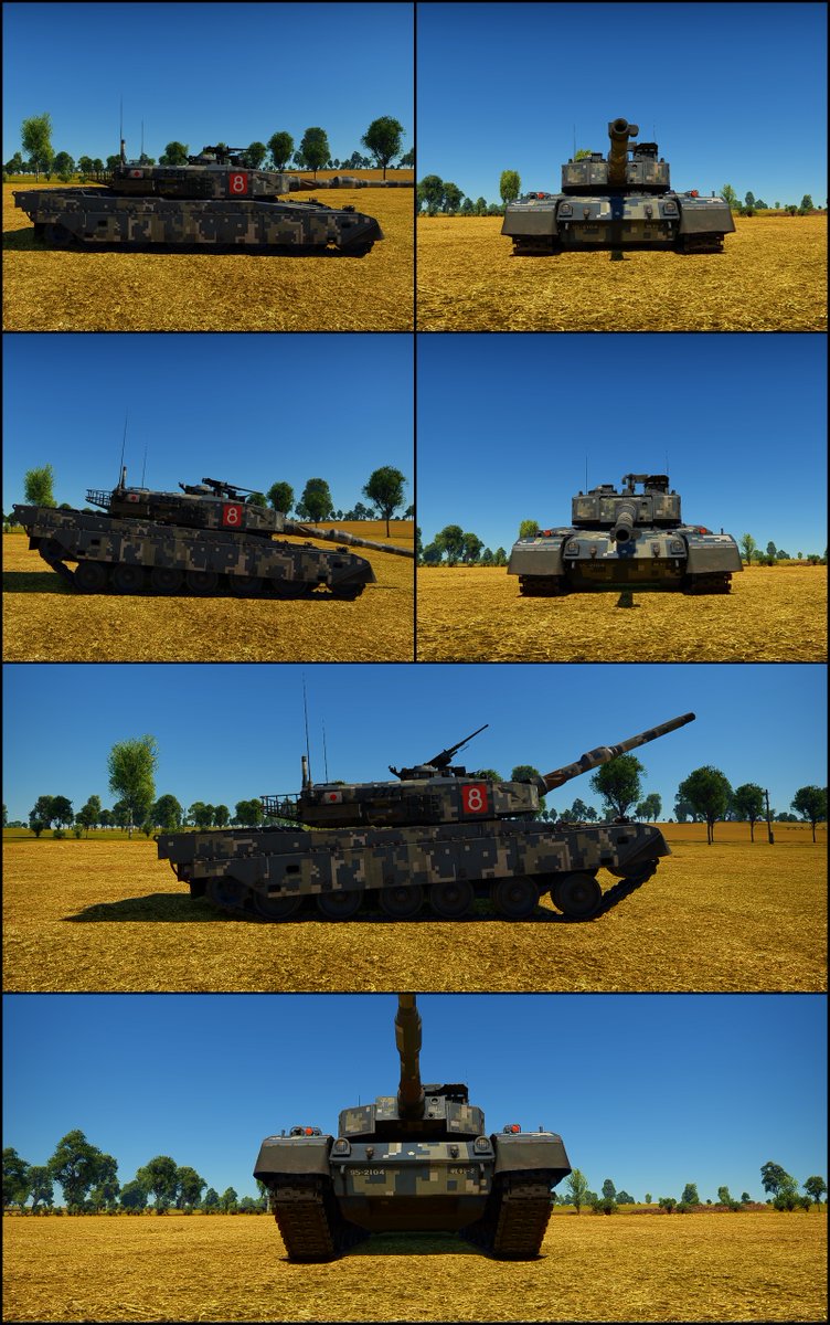 NAMELESS_JSDF's tweet image. War Thunder Type 90 Improved Hydropneumatic Suspension.

#90式 #type90 #warthunder #rainingfire