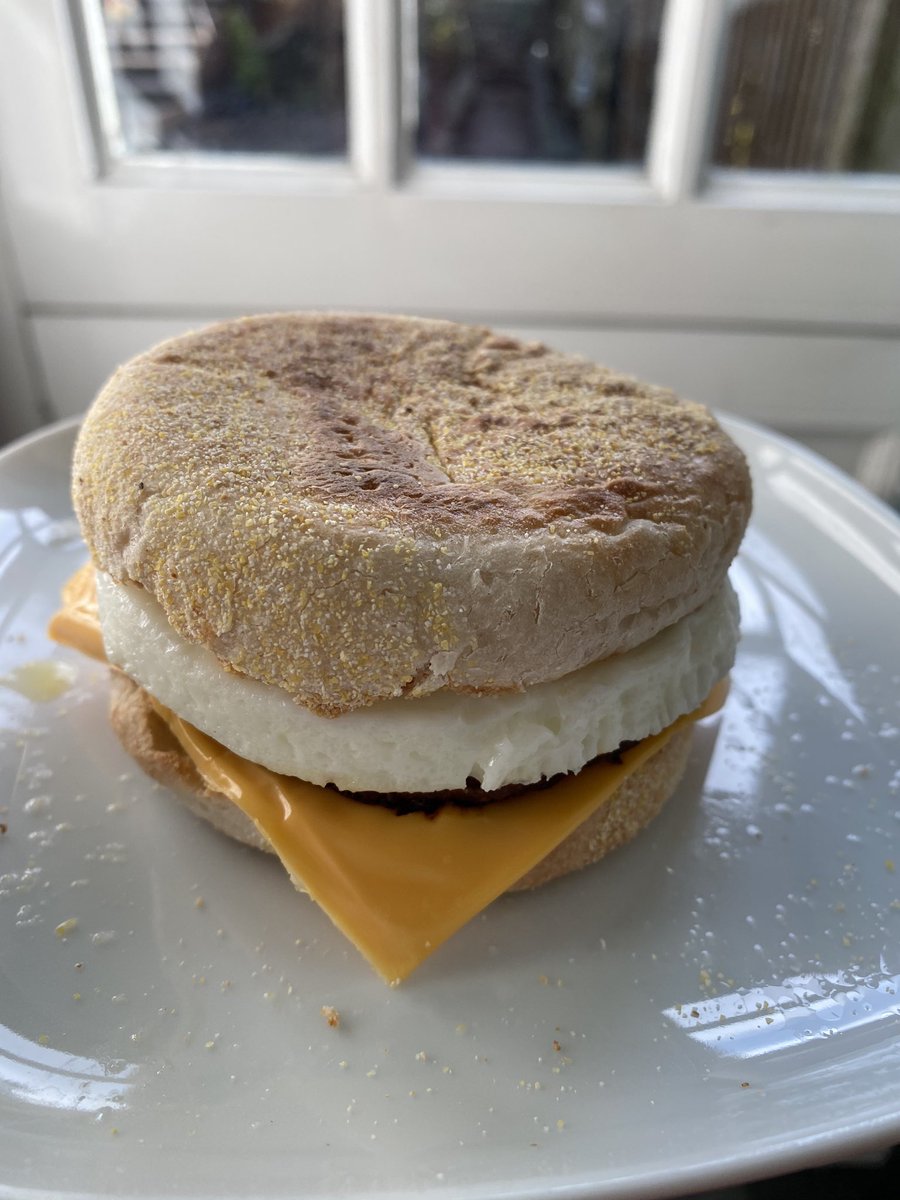 With the now perfected homemade Sausage and Egg McMuffin, I am no longer beholden to those arbitrary boundaries of breakfast that other mortals are subjected to.