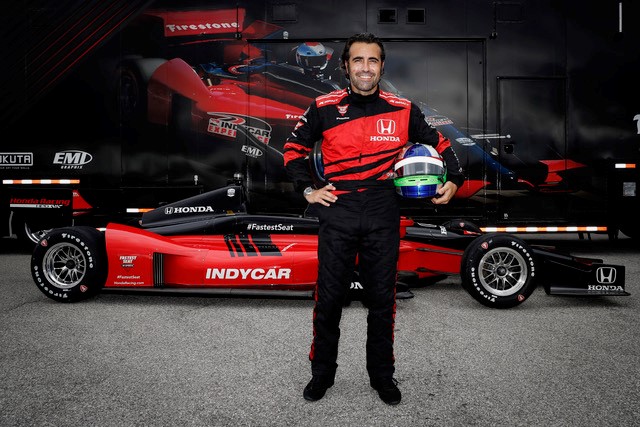 JennaFryer's tweet photo. Honda announces @dariofranchitti will drive the #IndyCar two-seater this weekend. https://t.co/OVpZXtb9DH