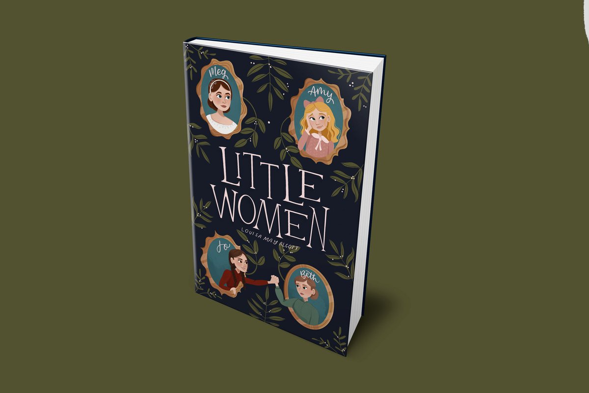 2. Little Women Cover • Interior • Spine • BackI chose Little Women bc it tells of the importance of family, of sisterhood, and of friendship. It emphasizes the beauty of small dreams and enormous dreams, and the joy that can be found in both. #bookdesign  #bookcover