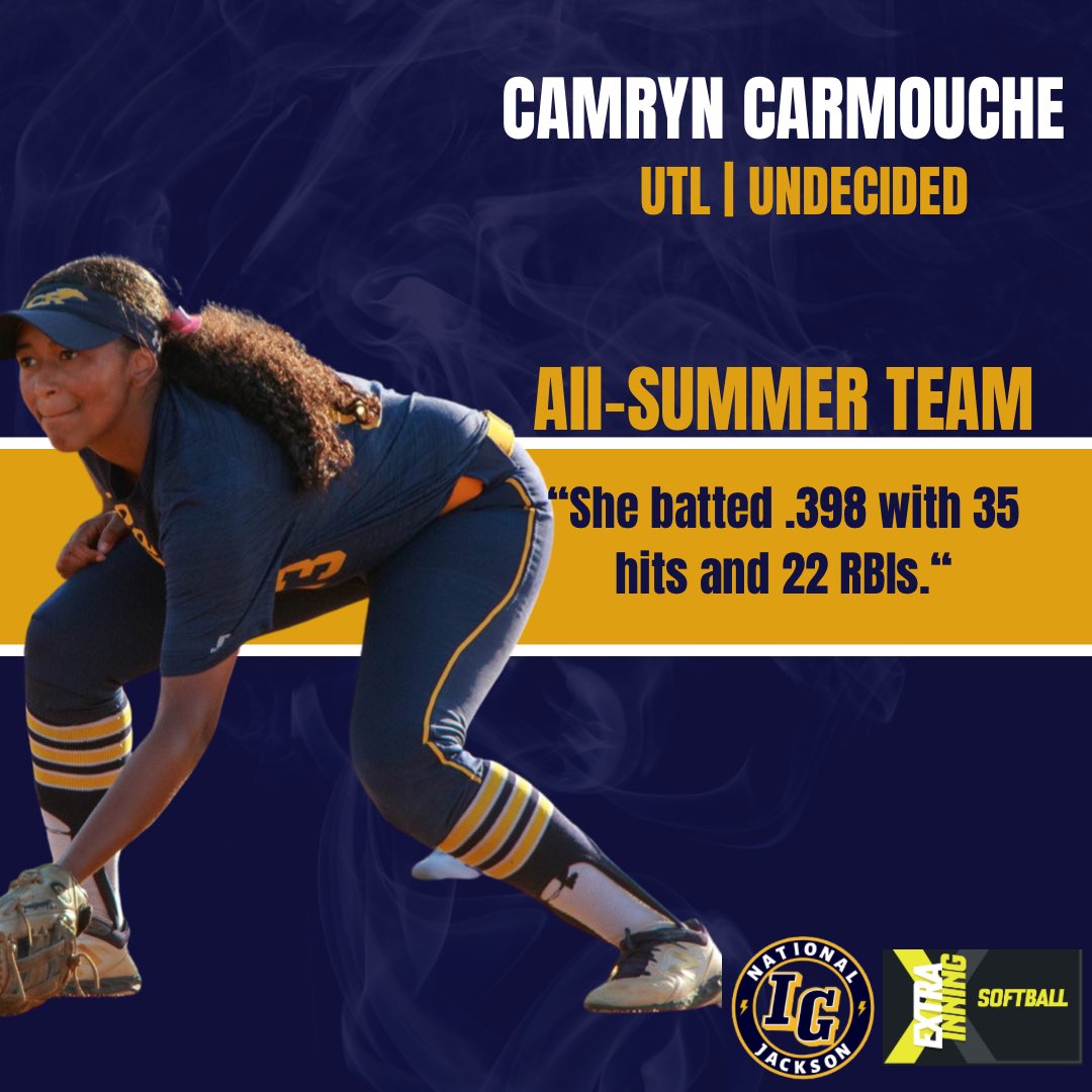 Congratulations to our very own <a href="/alisonncooperr/">Alison Cooper</a> (Wichita State) and <a href="/CCarmouche1/">Camryn Carmouche</a> (2021/UTL) for being named to the Extra-Innings 16U All-Summer Team!!! We are excited to see what you do next summer!!! @Los_Stuff #betheimpact #trusttheprocess #goldblooded