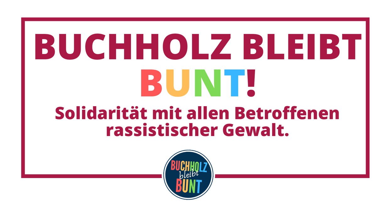 jonas_dau's tweet photo. Morgen gibt es in Buchholz eine Kundgebung.
Wir werden den Betroffenen der rassistischen Angriffe zeigen, dass sie nicht alleine sind.
Zeigt euch solidarisch, kommt zahlreich.

Buchholz 
15 Uhr • Peets Hoff

Anreise aus Hamburg: 
14 Uhr • Hbf Gl. 13 A

#nonazishh #nonazisnds https://t.co/yJ55y8zZjh