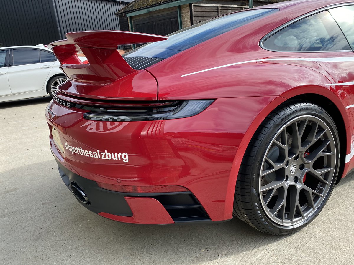 Great to produce this #Salzburg inspired livery for <a href="/PorscheColch/">Porsche Colchester</a> 
#spotthesalzburg #porschec4s #70plate #demonstrator #vehiclegraphics #colchester #essex <a href="/PorscheGB/">Porsche GB</a> <a href="/Porsche911UK/">Porsche911UK</a> <a href="/PorscheCarsNews/">Porsche Cars News</a>