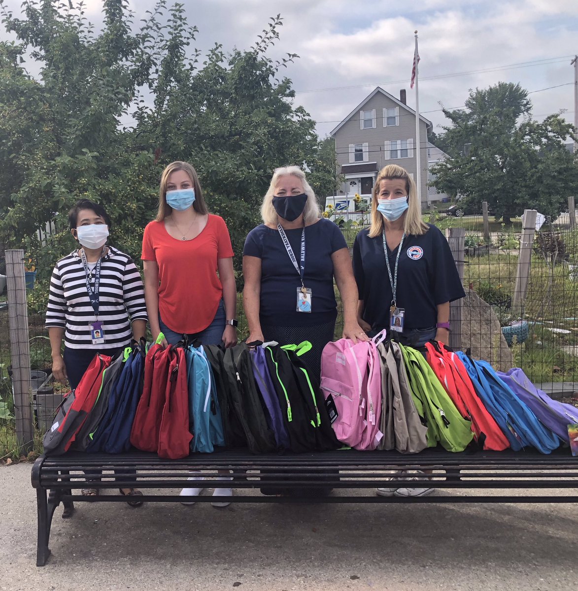 Had the opportunity to drop off 25 backpacks to Baldwin! I hope these supplies help Baldwin students throughout the year! @Baldwin_School #packsforpawtucket #pawtucketschools #schoolsupplies