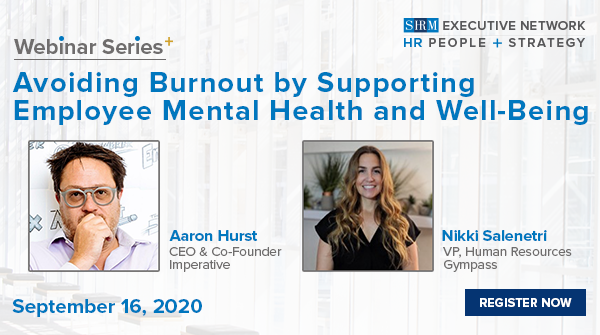 SHRM Executive Network (@shrmexecnetwork) on Twitter photo Join <a href="/Aaron_Hurst/">Aaron Hurst</a> CEO of <a href="/Imperative/">Imperative</a> and Nikki Salenetri VP, HR of <a href="/gympass/">Gympass (Wellhub)</a> for an engaging #webinar on what steps you can take as an #HRleader to support your workforce to avoid employee burnout. Register today! shrm.co/GympassWebinarT #hrps #mentalthealthmatters #leadership #hr Join <a href="/Aaron_Hurst/">Aaron Hurst</a> CEO of <a href="/Imperative/">Imperative</a> and Nikki Salenetri VP, HR of <a href="/gympass/">Gympass (Wellhub)</a> for an engaging #webinar on what steps you can take as an #HRleader to support your workforce to avoid employee burnout. Register today! shrm.co/GympassWebinarT #hrps #mentalthealthmatters #leadership #hr