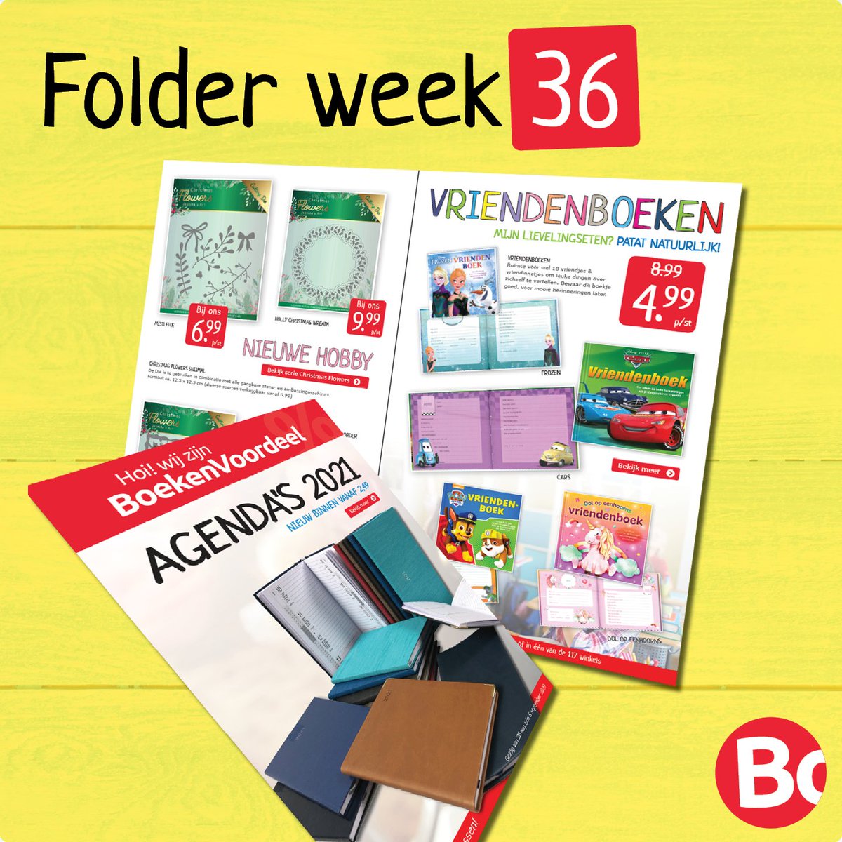 Bekijk de folder van week 36 op onze website. Deze week: back to work van agenda's tot mondkapjes en back to school, vriendenboekjes en zelf leren lezen 2 voor 8 euro en topfilms nu 2 voor 20,-

Bekijk hem hier: ow.ly/o3gM50BbIFo