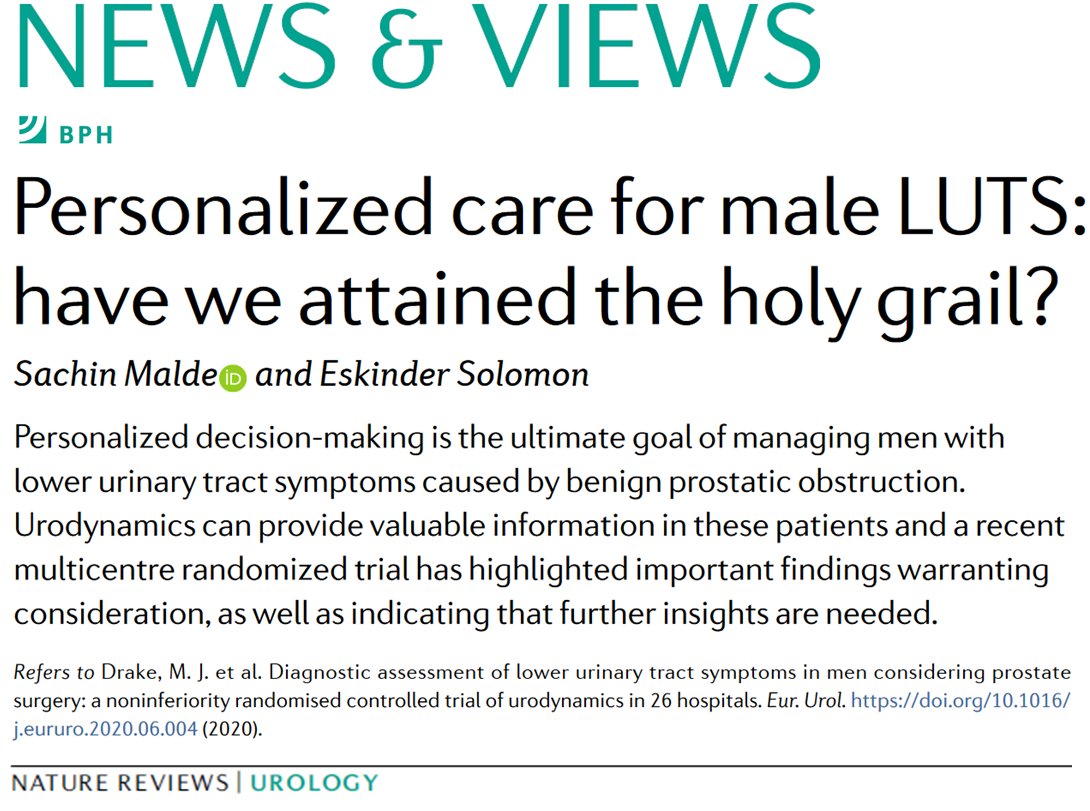 Nature Reviews Urology (@natrevurol) on Twitter photo #NEWinNRU In this News & Views, <a href="/sachmalde/">Sachin Malde</a> and <a href="/EskinderSolomo1/">Eskinder Solomon</a> discuss the use of #urodynamics in personalized decision making for treating patients with lower urinary tract symptoms, considering a recent multicentre randomized trial -> go.nature.com/3aVdYgB #NEWinNRU In this News & Views, <a href="/sachmalde/">Sachin Malde</a> and <a href="/EskinderSolomo1/">Eskinder Solomon</a> discuss the use of #urodynamics in personalized decision making for treating patients with lower urinary tract symptoms, considering a recent multicentre randomized trial -> go.nature.com/3aVdYgB