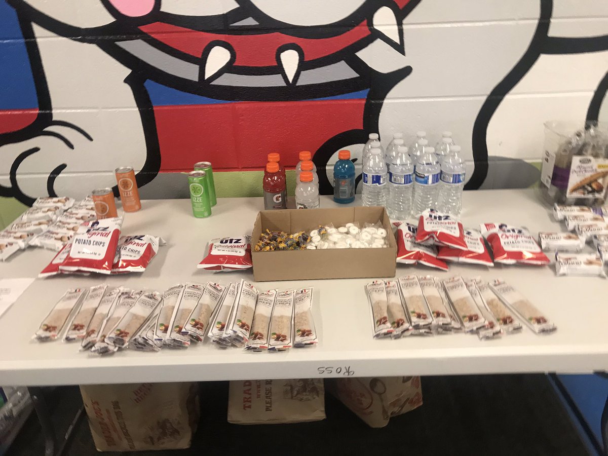 levato_angie's tweet photo. A big shout out of thanks to parents of District 23 for the treats! Much appreciated @D23Ross @PHSD23 https://t.co/nXQTCzvknn