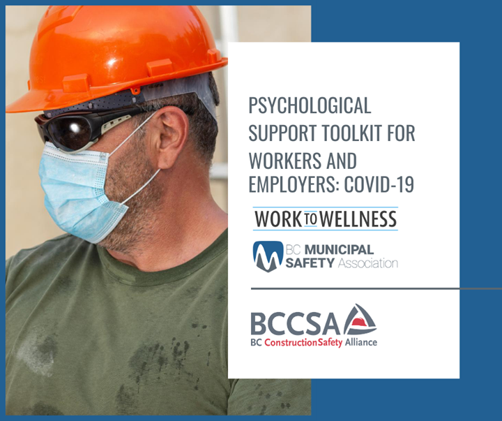 BCCSABeSafe's tweet photo. The BC Construction Safety Alliance is supporting the #BCMSA & #WorktoWellness. Need tools and resources to mitigate emergent psychological problems as a result of COVID-19 in the workplace. Checkout the #COVIDToolKit: https://t.co/NpEGAIy6IZ #BCCSABeSafe https://t.co/PfEwT3Cxcd