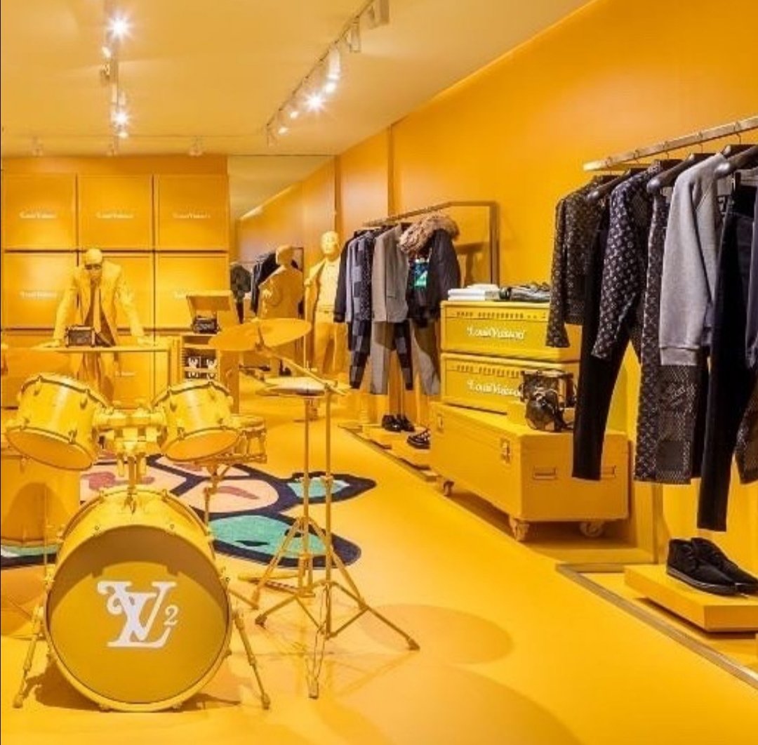 Louis Vuitton Orange Clothing & Closet Storage