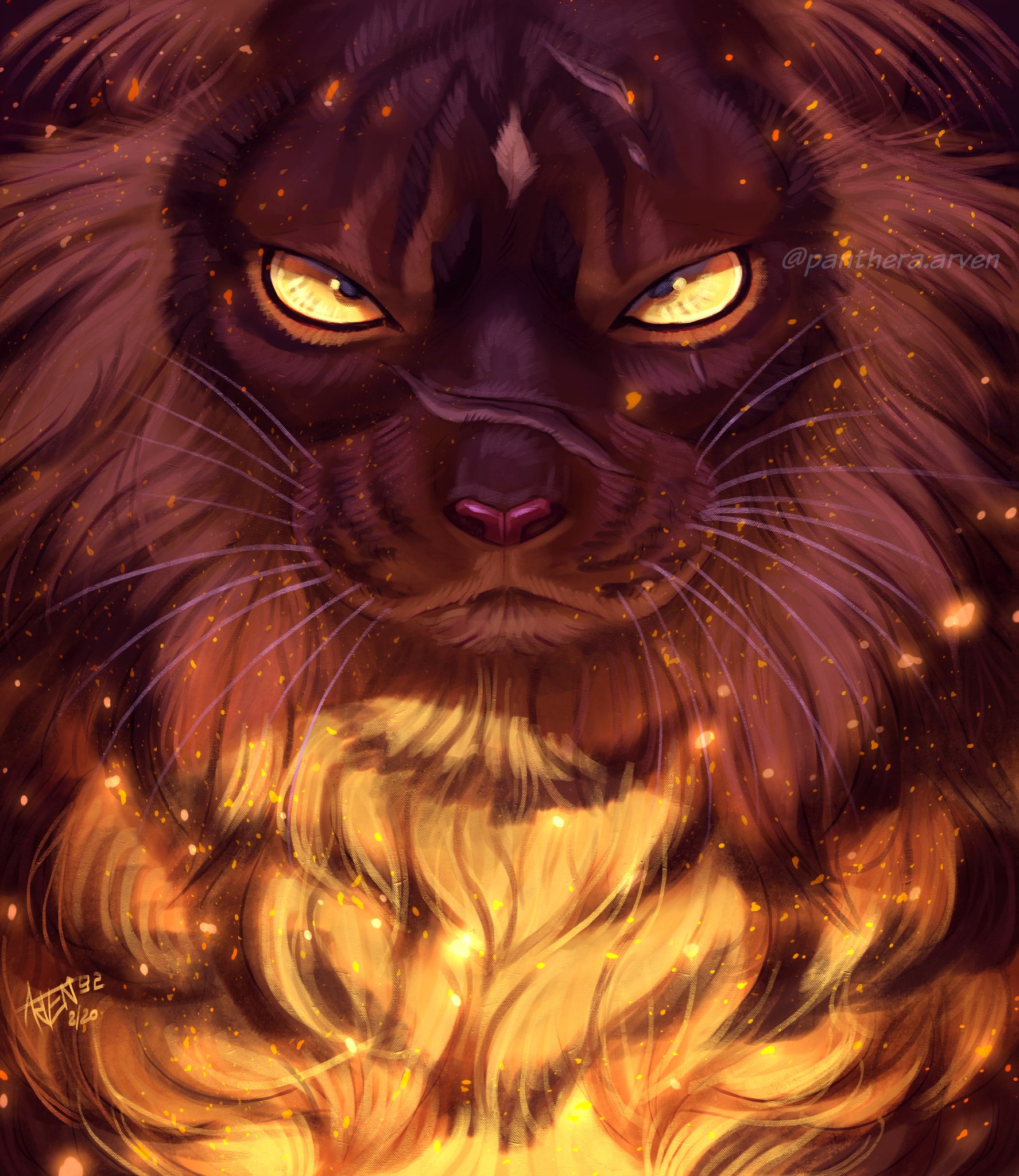 Panthera Arven 🔜 NOVEGRO Festival on X: Not dramatic enough, needs more  adverse weather. Edgelord Scourge for my Warrior Cats series. If you like  what I do, consider supporting on #Patreon! It