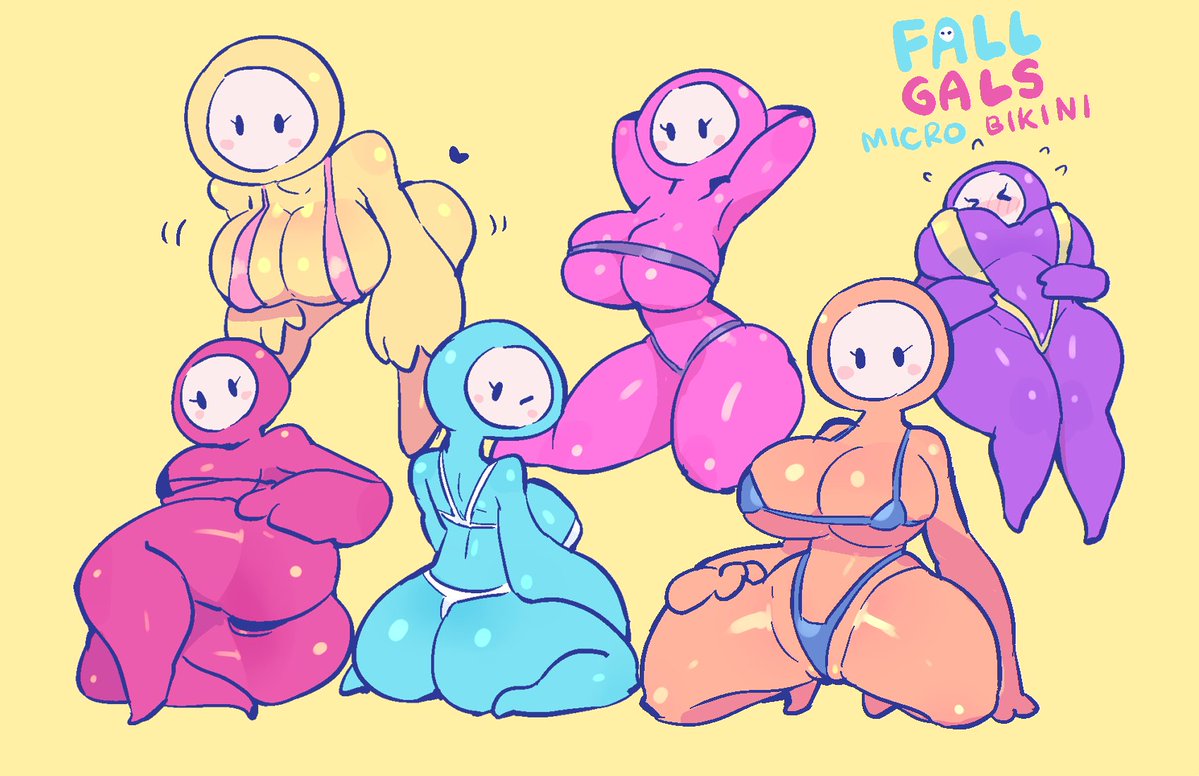 #fallguys マ イ ク ロ ビ キ ニ 部 Fall guys micro bikini club.