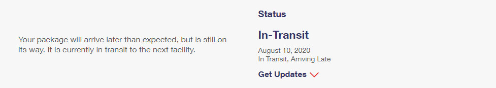 This is my tracking information for a CERTIFIED letter to the IRS sent Aug 10, still "in transit".  What will happen to ballots that aren't even first class mail?