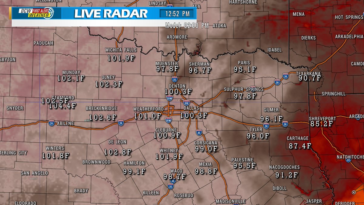 DentonCountyWX's tweet photo. BREAKING: It's hot 😆 https://t.co/aGQ5XUUTAx