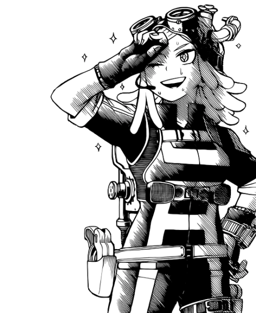 Mei Hatsume- She's a bit of an odd one, but I love her in terms of design. Horikoshi sure comes up with some great designs for his girls