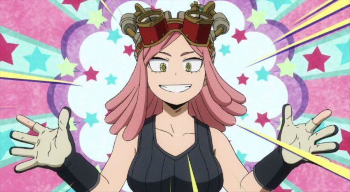 Mei Hatsume- She's a bit of an odd one, but I love her in terms of design. Horikoshi sure comes up with some great designs for his girls