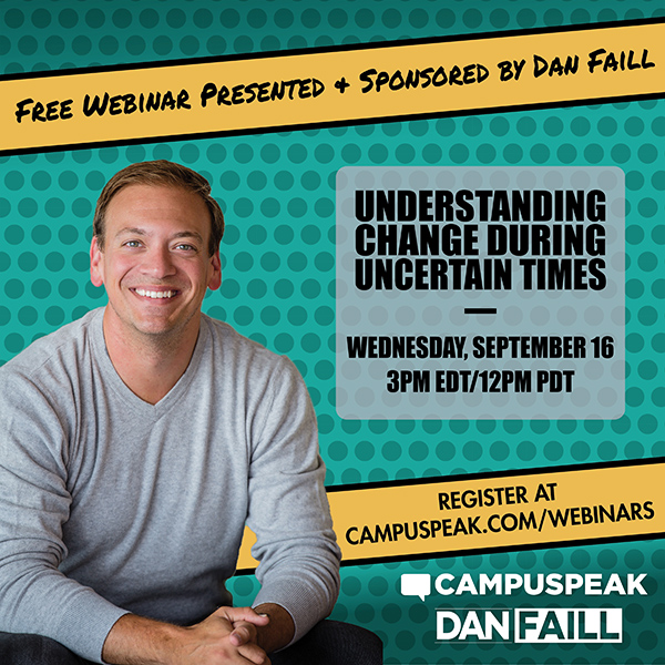 The only thing that is certain in these uncertain times, is change.
 
Join Dan Faill on Wednesday, September 16 at 3 PM EDT/12 PM PDT for a Free webinar on embracing change to improve your organization and yourself. Register now for this free webinar!

us02web.zoom.us/webinar/regist…