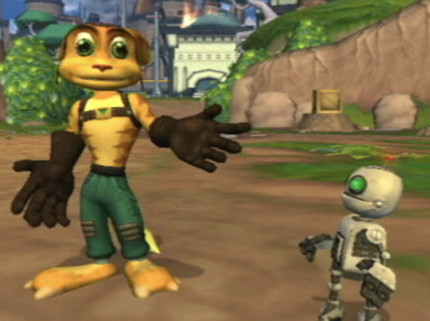 IGN on X: Ratchet & Clank for PS2 (2002) vs. Ratchet & Clank