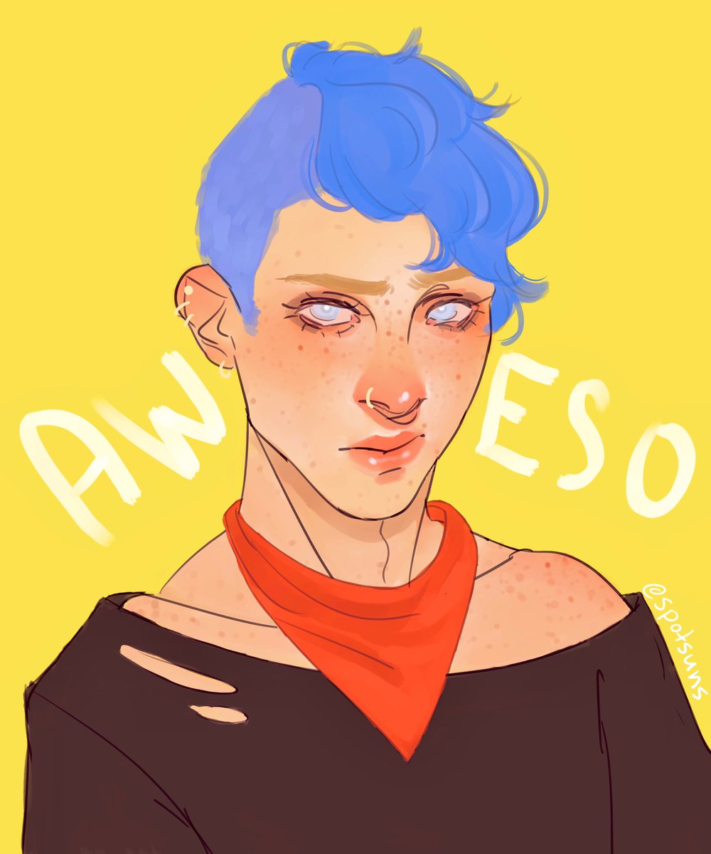 spotsuns's tweet photo. finished tumblr commission of older punky chris god i miss him #lis2 #LifeIsStrange2 #captainspirit https://t.co/MwS0MFTn6b