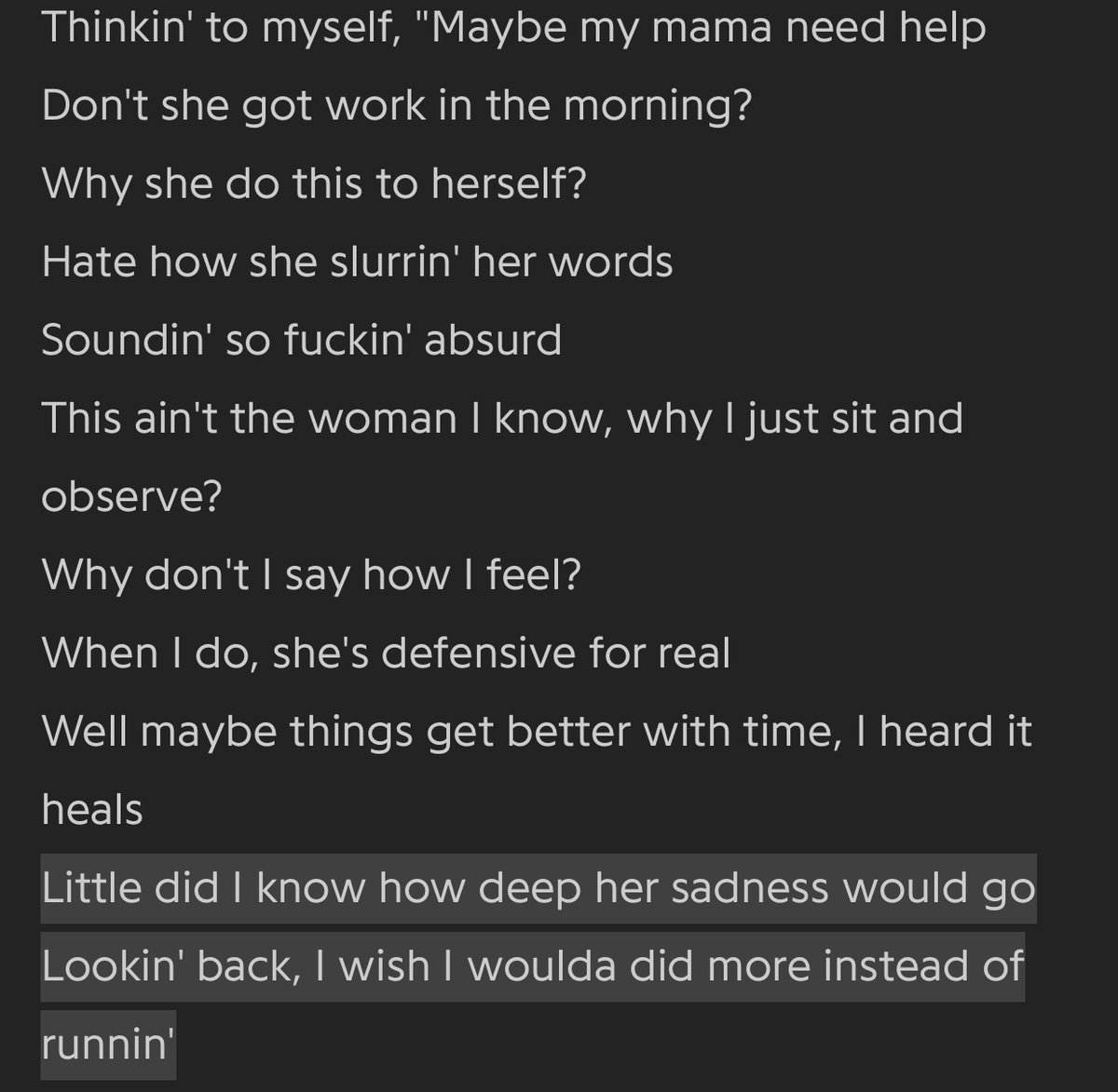 JColeOnTour's tweet photo. J. Cole reminiscing about his mother will always be special 💯 https://t.co/nnTSh16Myq