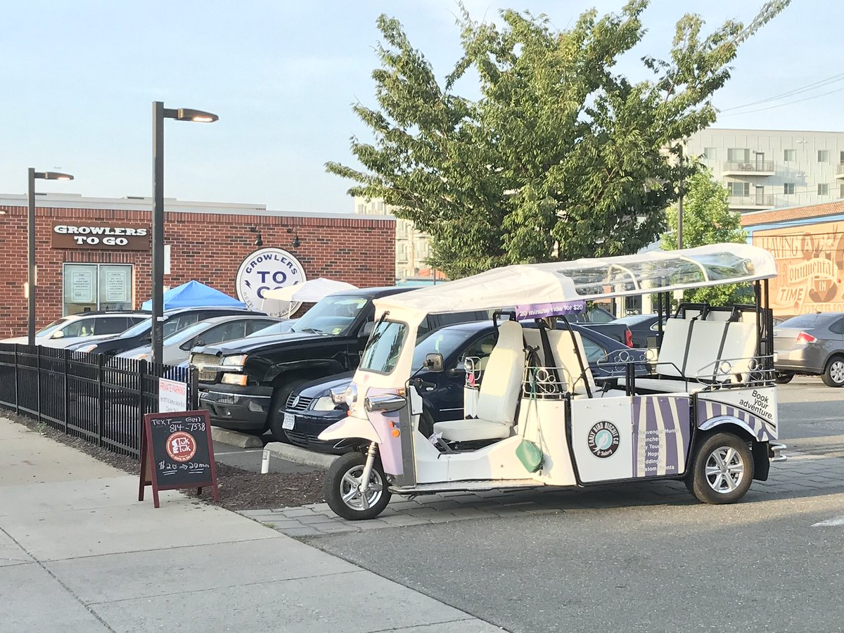 RVATukTuk's tweet photo. RVATukTuk is out tonight! 20 minute excursions ($20). Take a spin around town or to your next destination! Find us in Scott’s Addition or text (804) 814-8690. https://t.co/3kAfBOWyEB