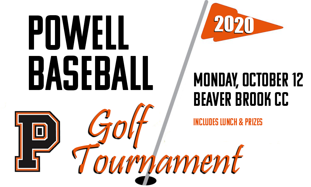 PowellBaseball's tweet image. SUPPORT POWELL BASEBALL: Annual Golf Tournament set for Oct. 12. All Powell alumni/supporters and former players encouraged to play in our annual golf tournament. Let's have another great turnout. Forms Below:
PLAY - bit.ly/31qgplj
SPONSOR - bit.ly/2KzpOAu