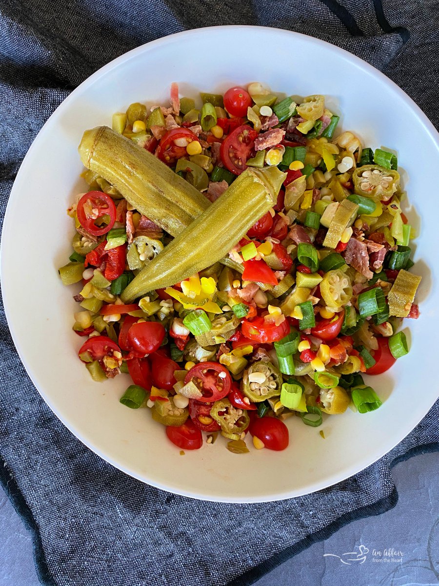 affair_heart's tweet photo. Are you looking for a seriously delicious way to top those burgers and brats this weekend? Try this brand new recipe I created for @elyfarms1 ! PICKLED OKRA RELISH full of pickled and fresh veggies and bacon! 🔥https://t.co/iG7ULrGFvS #Sponsored https://t.co/kkzVVz5cRw