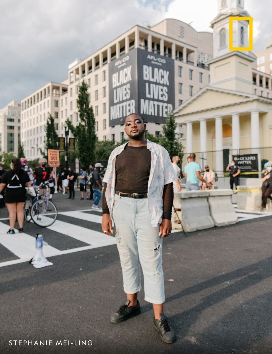 “I wanted to be where Martin Luther King marched,” says Xavier Warner, who traveled from Portland, Oregon.Photo by Stephanie Mei-Ling  @mei_ling