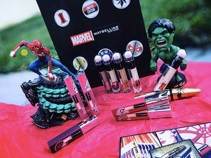 Merci <a href="/maybellineFR/">Maybelline NY France</a> pour ce superbe cadeau⚡️Marvel x Maybelline New York⚡️😍