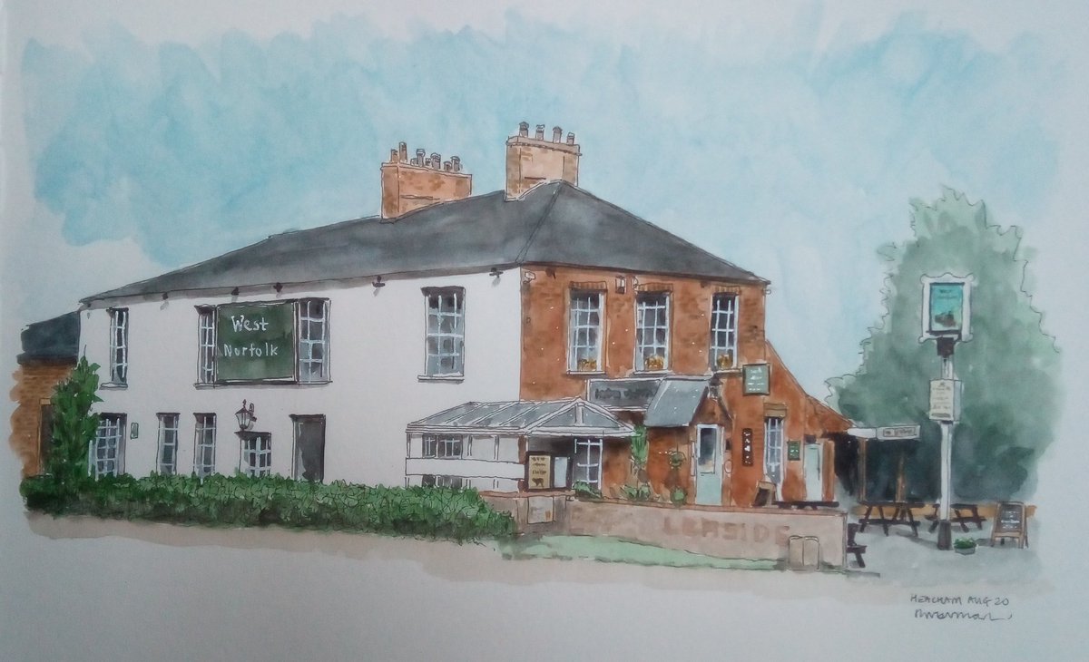 Sad to be leaving the very wonderful Norfolk tomorrow #westnorfolkpub