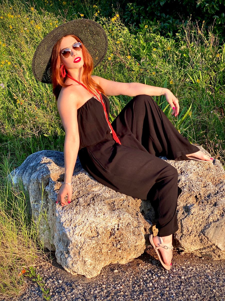 Ready for the weekend! ✌😎

Romper: <a href="/whitecrow/">Crowcat</a> (Kellie Duckett at #anniejames)
Sun hat + Jewelry: <a href="/Target/">Target</a>
Bracelet: <a href="/jamesavery/">James Avery Artisan Jewelry</a>
Glasses: <a href="/ray_ban/">Ray-Ban</a>
📷<a href="/aubreycohorst/">Aubrey Cohorst</a>