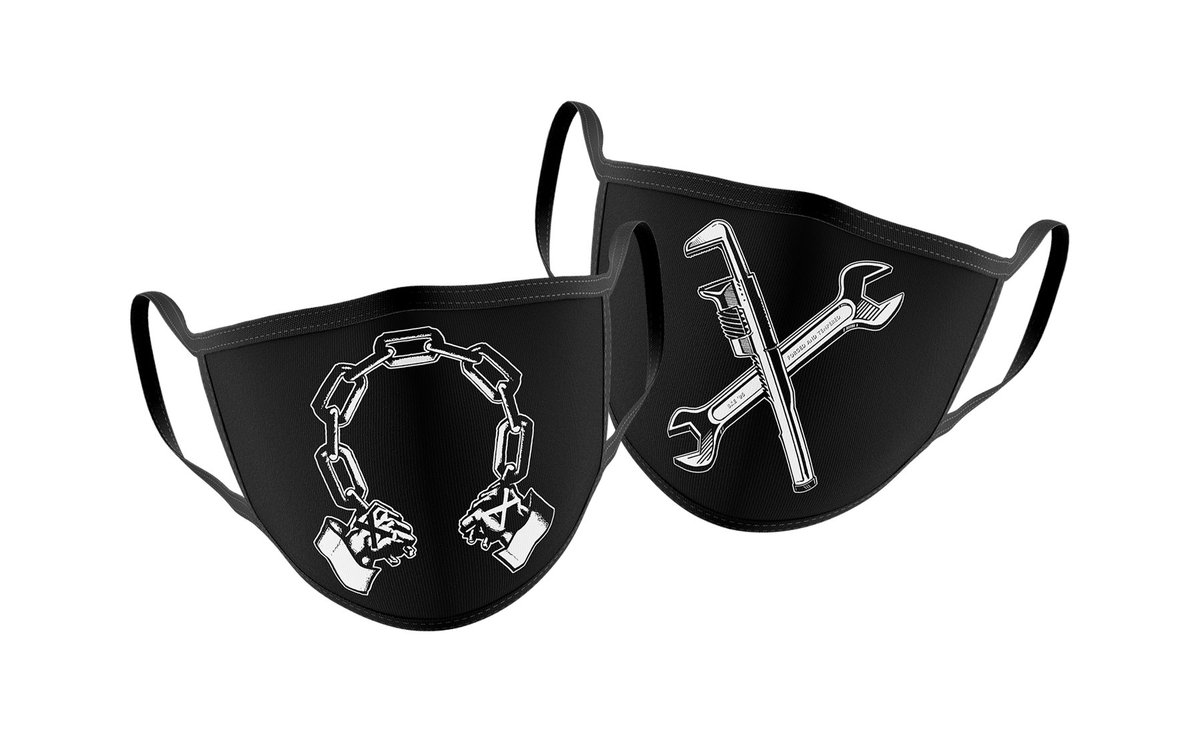 These limited Path Of Resistance and @earthcrisis multi-layer cotton masks are now available for pre-order at CABAL315.COM #staysafe