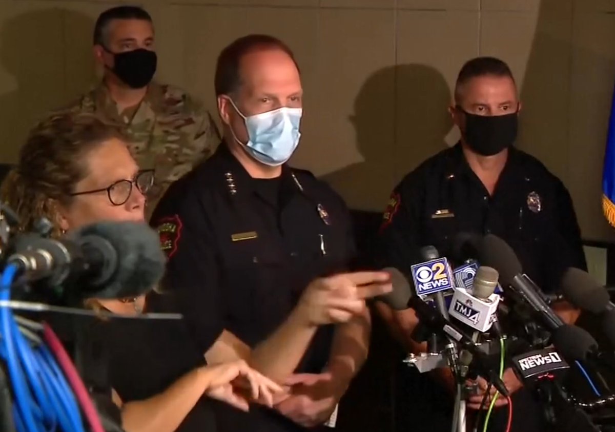 Press asks police chief why Rittenridge was able to leave scene after killing 2."To understand what happened that night and what happened in that video clip, you need to understand... there were a lot of people in the area, a lot of people with weapons, and a lot of gunfire."