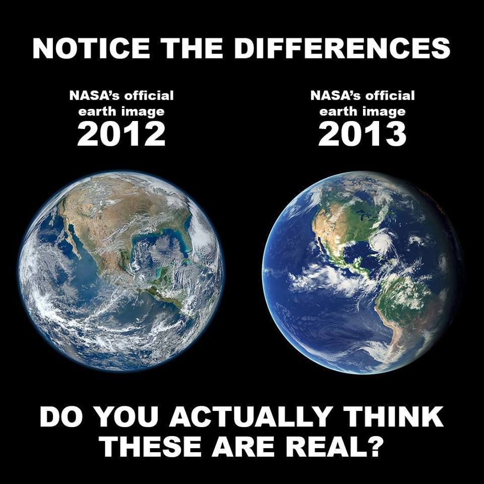 It goes without saying that all those NASA images of Earth are nothing more than fakes (poorly crafted at times too).They never thought people would ever have the tech to compare them (thanks to the internet).The dome simply prevents us from going beyond s immediate orbit.