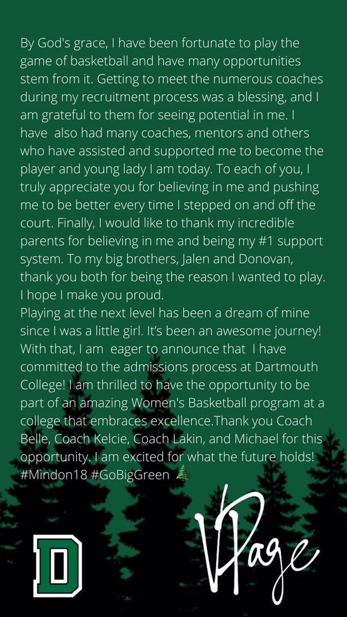 victoriaapage's tweet photo. @DartmouthWBB @CoachBelleKo @KelcieRombach @coachlakee @Michael_Motta https://t.co/g351BnORU5