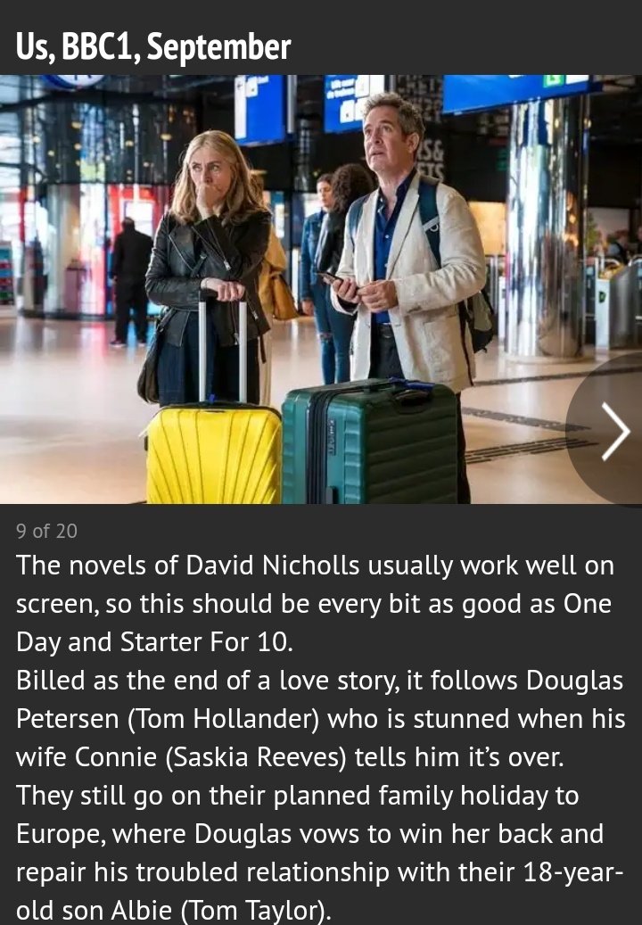 DeCaesteckerBR's tweet image. 📌| VEM AÍ?

O site Mirror do Reino Unido postou um artigo sobre as 'TOP 20 séries de TV no Reino Unido nesse outuno' e colocaram que a minissérie 'Us' irá estrear em SETEMBRO!

Estamos mais do que prontos, BBC!
#IainDeCaestecker #BBCUs