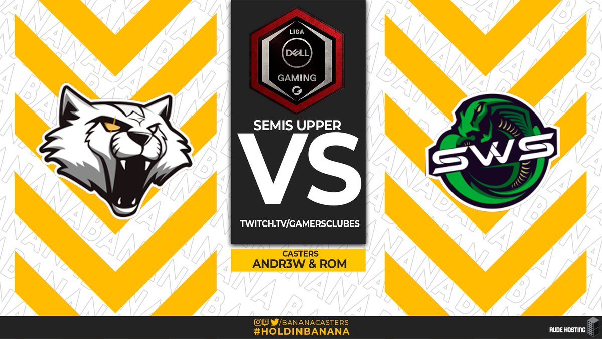 BananaCasters's tweet photo. #CSGOO // #LigaDELL
Estamos en vivo por el primer partido de las playoffs de la liga DELL by @GamersClubCSes se enfrentan @WygersARG vs @sws_gaming !
Stream https://t.co/Syi4oplPpX
Casters @RomanCabrio & @Andr3w_v2
Host @QuinoTV https://t.co/V7dZHrb0sr