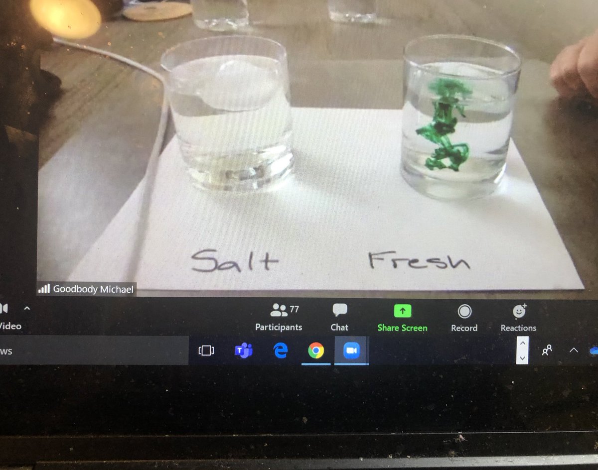 shobica_wadhwa's tweet photo. Teachers from @sdschools getting engaged in experiential learning to look at science from a student”s perspective through online learning #NGSSLearning #Reflecting #IceCubeInvestigation #OceanSystems #LearningNeverStops https://t.co/kxz2Yhw0zw