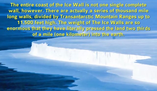 While we live on a globe, the "Earth" that most of us are familiar with is only one realm of this spinning sphere.Beyond what we consider as Antarctica (which is, in reality, nothing more than a giant ice wall)there are vast continents, & oceans that very few living have seen.