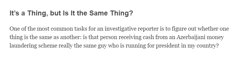 Yet *again* this week I can't help but noting how it all keeps coming back to questions of identity and disambiguation