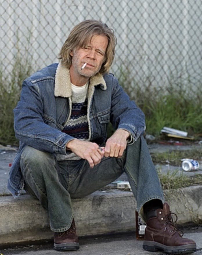 frank gallagher idk his real name (from shameless) as ging
