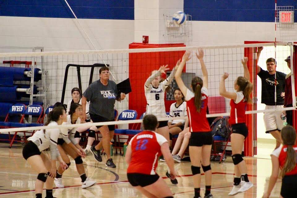 RockCreekVBall's tweet photo. @AmyBlackwood5 @RockCreekHS Thanks for your undying dedication to our Mustang VB program all these years. You made sure we got where we were supposed to go-on time-with everything. You made us work and cheered us on! Thank you for everything-you will be missed. https://t.co/GUrNcqLdeL