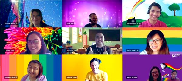 edz_v's tweet photo. Friday theme: #WearItPurple #TelstraSpectrum #Visibility #Inclusion #MSTeamsSerye https://t.co/WVEuZRpbr0