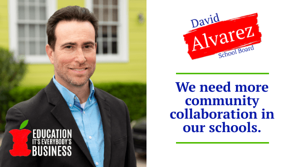 Educating our children should be a collaborative effort, but too often our current system makes it feel like a competition. Let’s build policies that help our schools and community agencies work together. #nolaschools #nolatwitter #OPSB #NewOrleans #vote