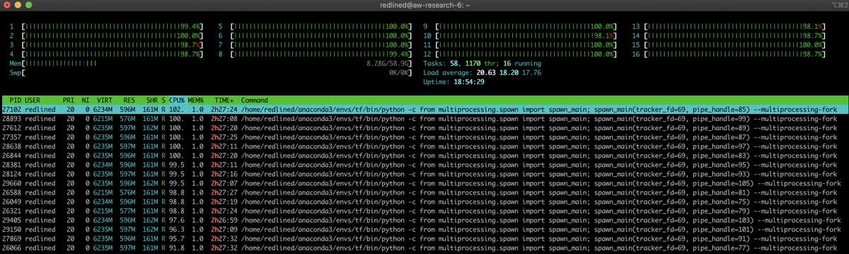 AlexWatson405's tweet photo. Maxing out 16 CPUs, 104 it/sec for 50x faster #synthetic_data generation than on #colab with #gretel_synthetics 0.11.2. Nice work @gretel_ai team!!! https://t.co/SKGZWEi7ct
