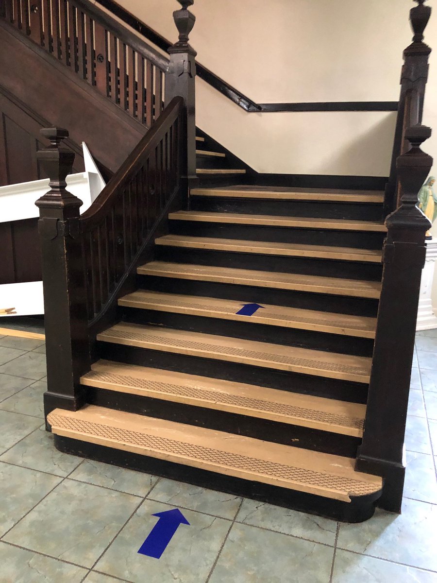 CCI_Productions's tweet photo. @UrsulineNOLA responsibly reopening for their students! 🙌
Protect the health of your students and faculty with our social distancing floor graphics.
• Textured, non-slip lamination
• Easy install, easy removal
• Fully customizable
#MadebyCCI https://t.co/kIiaBuviPy