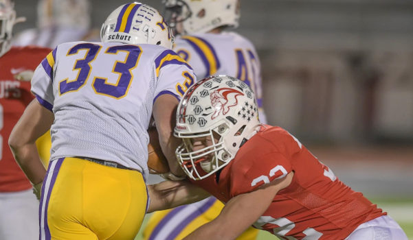 sportsinkansas's tweet photo. Faces in KS: Brycen Labertew of McPherson HS looking to be one of best linebackers in 4A after 86 stops/3 INT in 2019. 4.0 student and 30 on ACT. Explosive kid: 4.58 HH 40, 295 clean- Sports in Kansas https://t.co/T5rbedkKdr 

presented by @nextechwireless 
photo: Kendall Shaw https://t.co/ooRNzRwupc